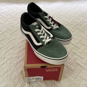 Ward Vans Retro Block Duck Green